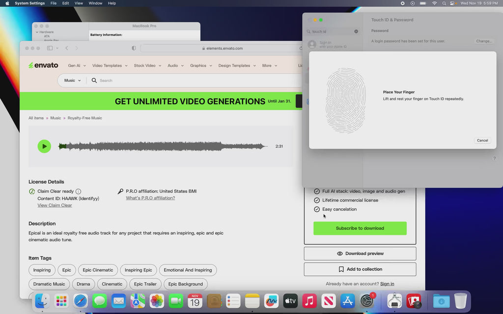 2019 MacBook Pro 16" - i9 - 16GB - 1TB SSD (#8)