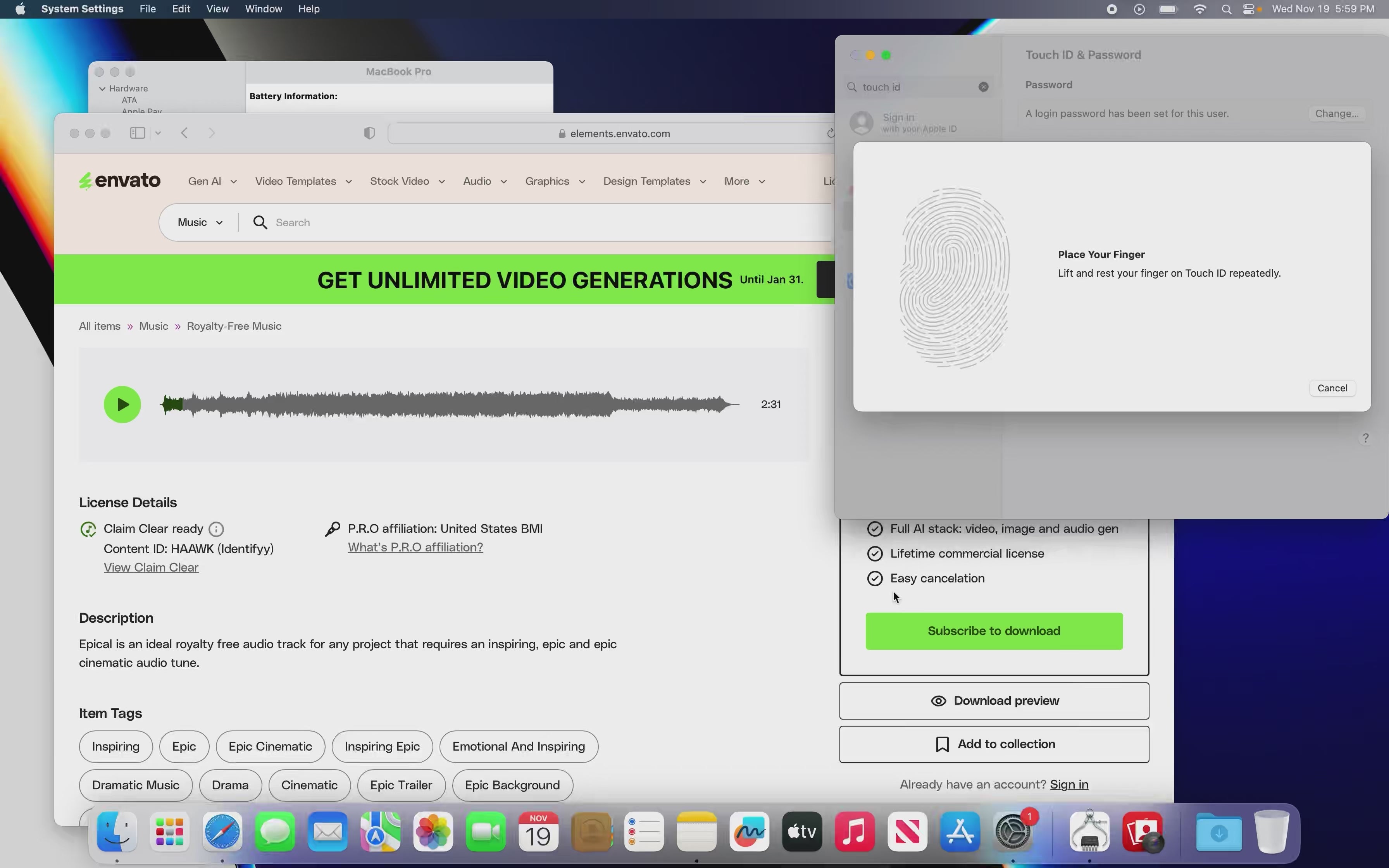 2019 MacBook Pro 16" - i9 - 16GB - 1TB SSD (#8)