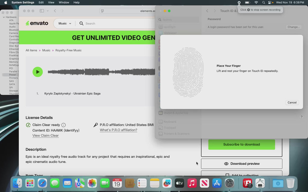 2020 MacBook Pro 13" - M1 8-Core - 16GB/512GB - (#11)