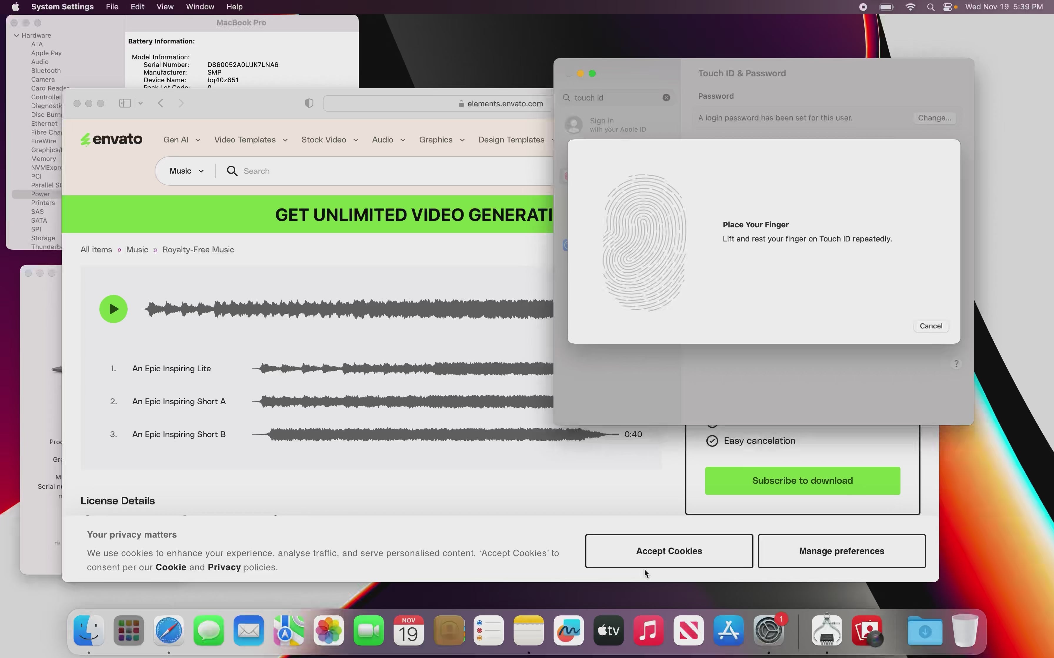 2019 MacBook Pro 16" - i9 - 16GB - 1TB SSD - (#7)